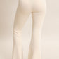 Flared Elastic Waist Pants