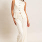 Button up Vest and Pant Set