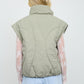 Sculpted Panel Quilted Mock Neck Puffer Vest