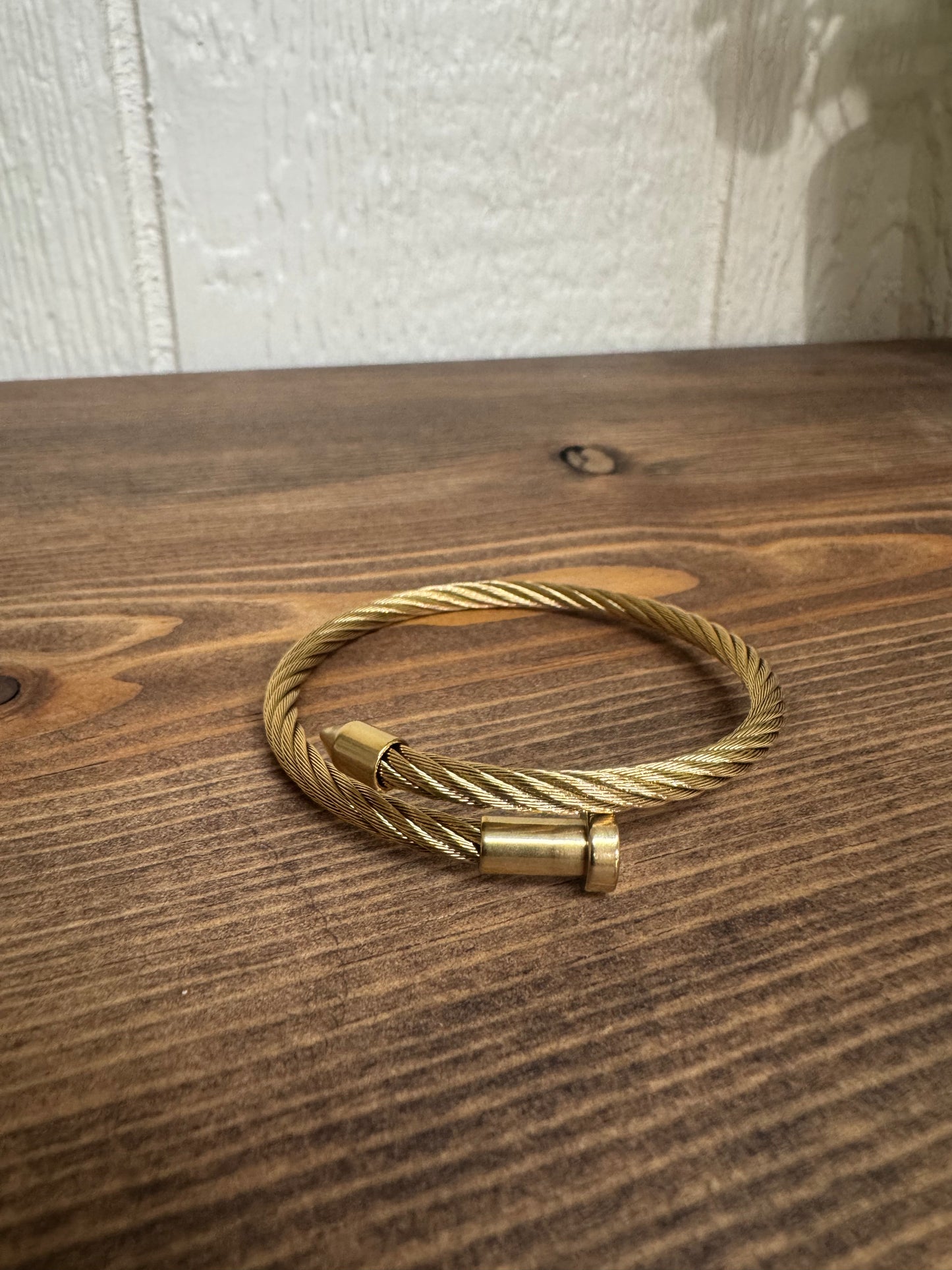 Gold Rope Wrap Bracelet