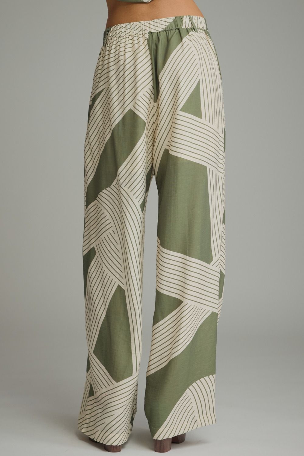 Print Wide Leg Pants