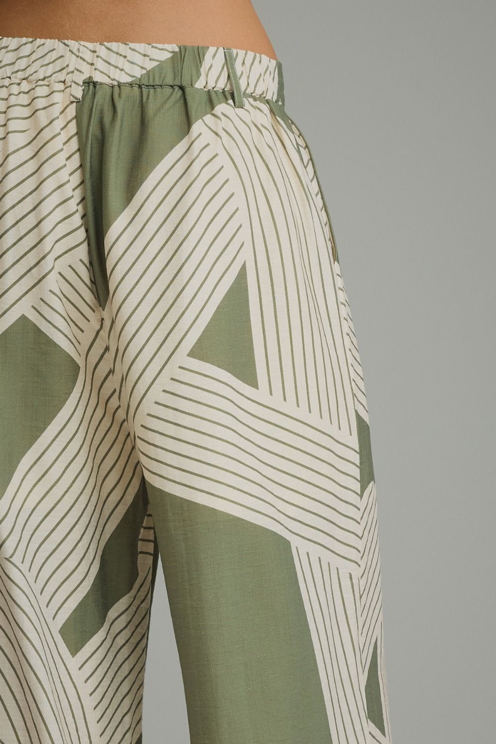 Print Wide Leg Pants