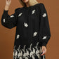 Botanical Ruffle Neck Dress