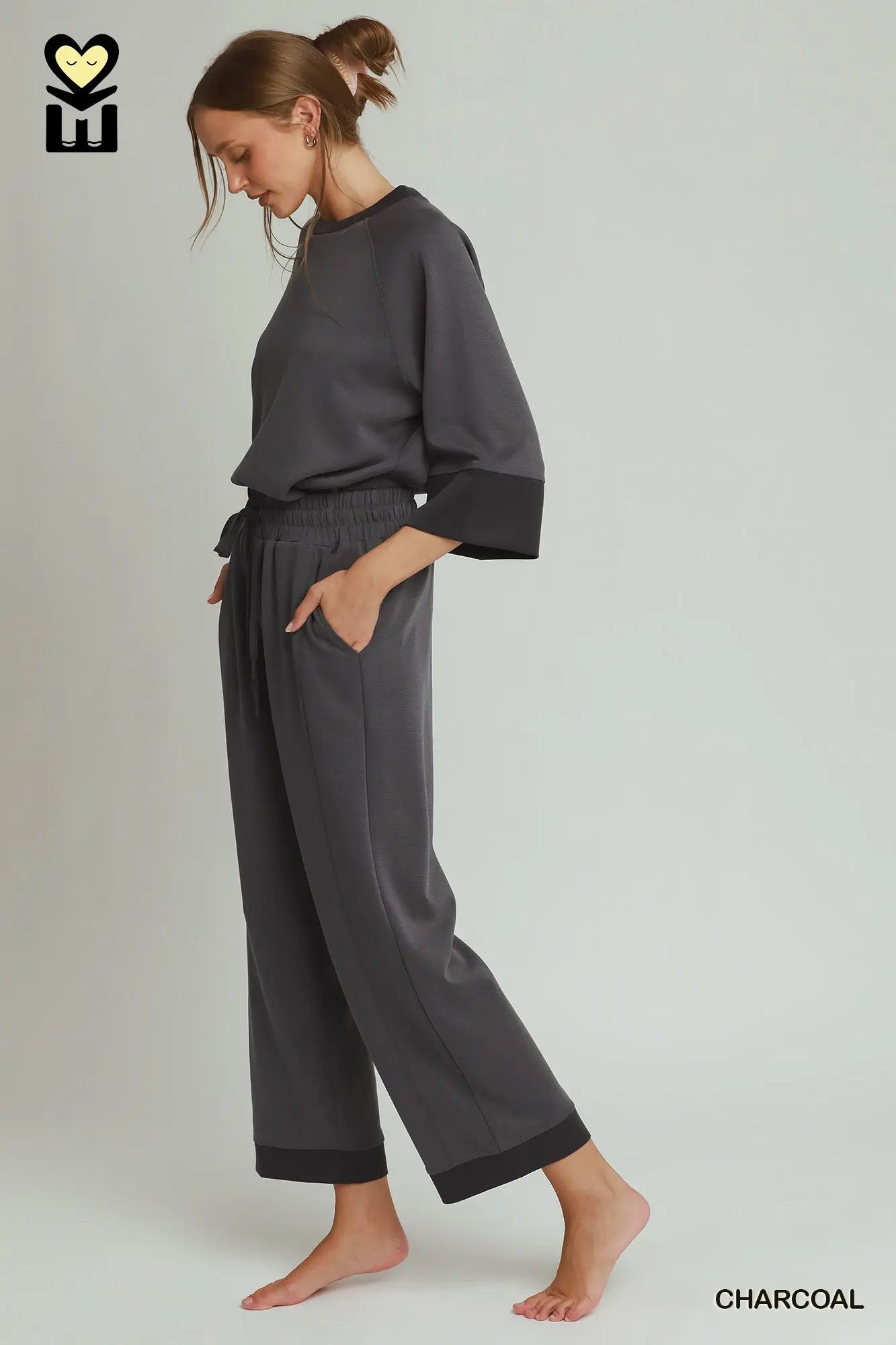 Cloudknit Colorblock Straight Pants