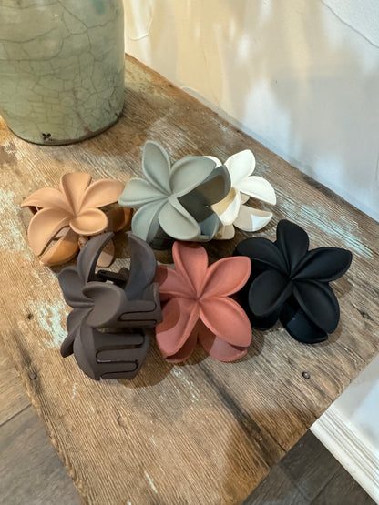 Flower Claw Clips