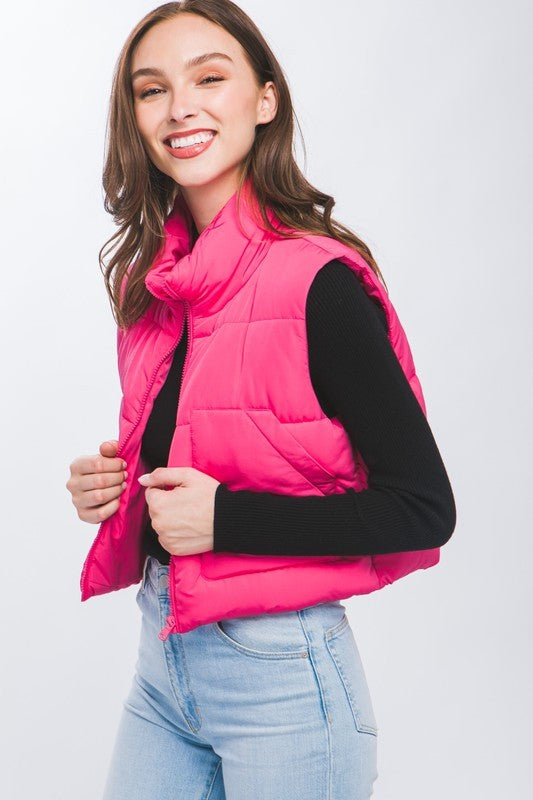 Puffer Vest with Pockets