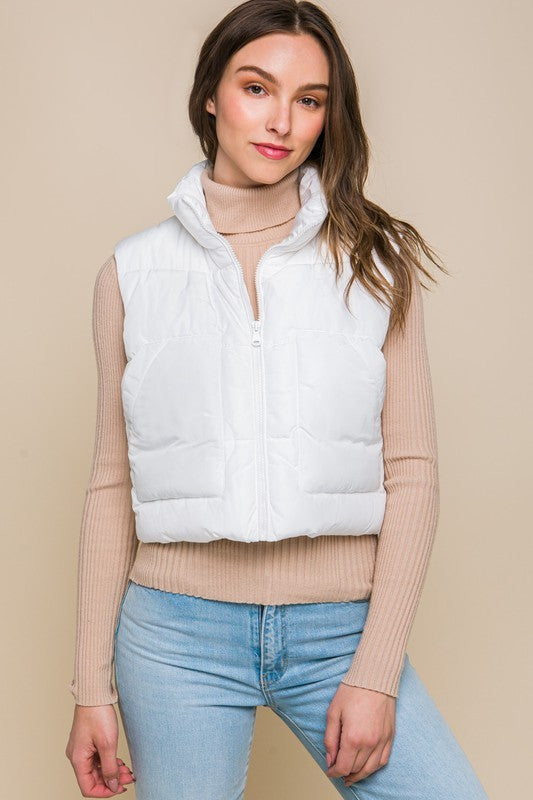 Puffer Vest with Pockets