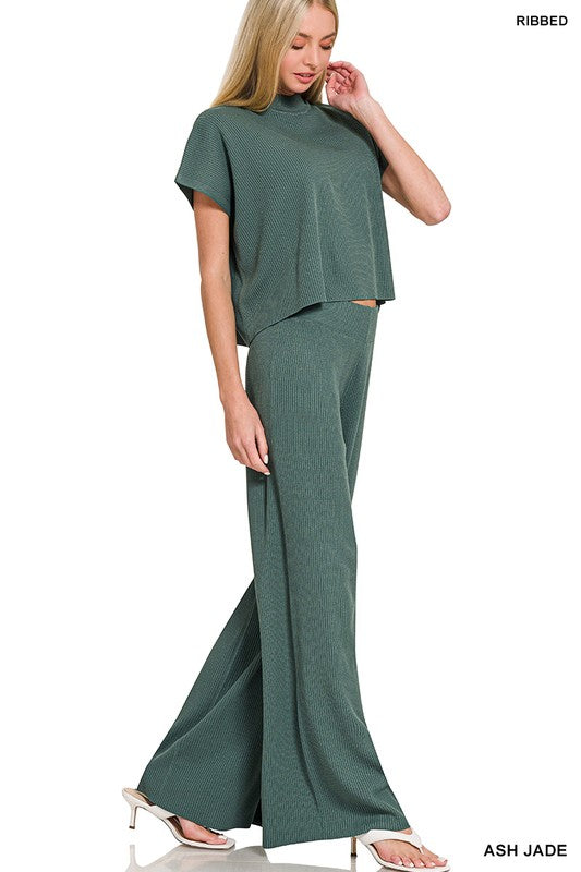 Viscose Sweater and Pants Set