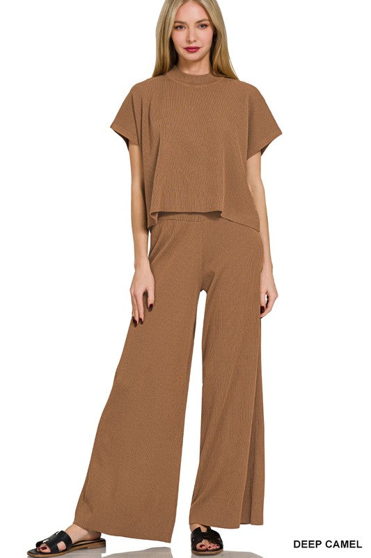 Viscose Sweater and Pants Set