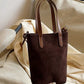 Vintage Suede Crossbody Mini Bag