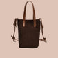 Vintage Suede Crossbody Mini Bag