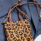 Vintage Suede Crossbody Mini Bag
