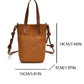 Vintage Suede Crossbody Mini Bag