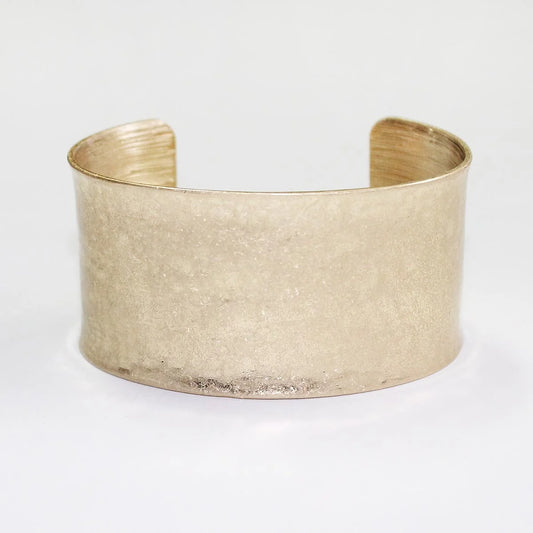 Worn 1.25” Wide Cuff Bracelet