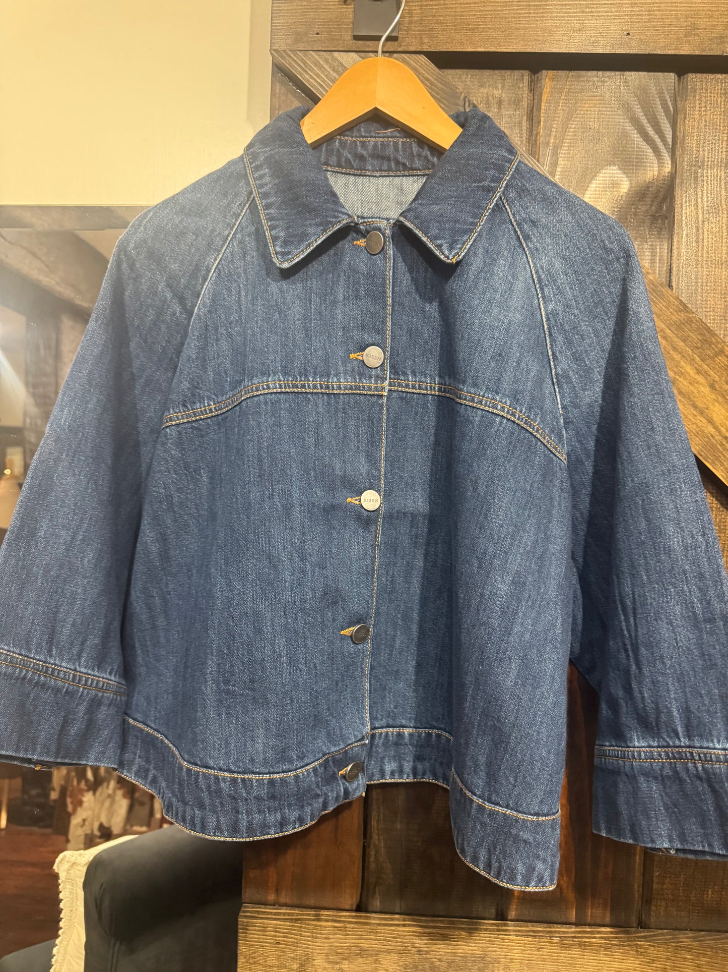 Cropped Cape Jacket