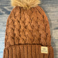 Cable-knit Pom Pom Beanie