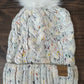 Cable-knit Pom Pom Beanie