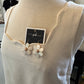 Square Scallop Trim Sleeveless Woven Top