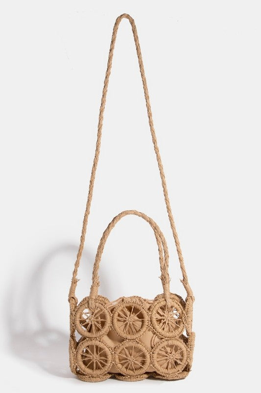 Intricate Braided Wheels Handbag