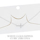 Cubic Zirconia Cross Necklace