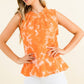 Tie Dyed Sleeveless Top