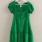 Short Sleeve Linen Mini Dress