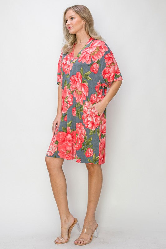 Floral Pullover Dress