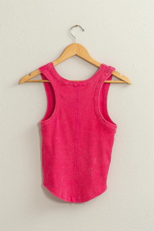 Acid Wash Tank Top