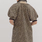 Cheetah Print Short Sleeve Mini Dress
