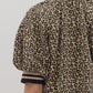 Cheetah Print Short Sleeve Mini Dress