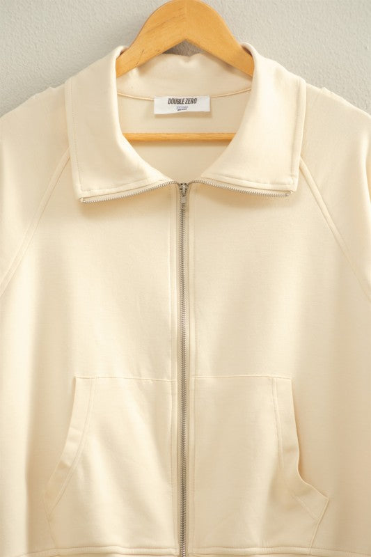 Double Knit Zipper Jacket