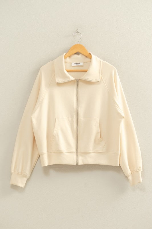 Double Knit Zipper Jacket