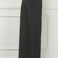 Lurex Front Seam Wide Leg Pant