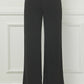 Lurex Front Seam Wide Leg Pant