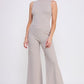 Lurex Fine Gauge Wide Leg Pant