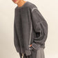 Oversized Crew Neck Sweatshirt