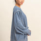 Oversized Crew Neck Sweatshirt