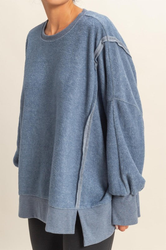 Oversized Crew Neck Sweatshirt