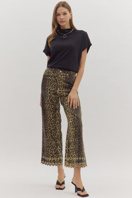 Leopard Pattern Pants