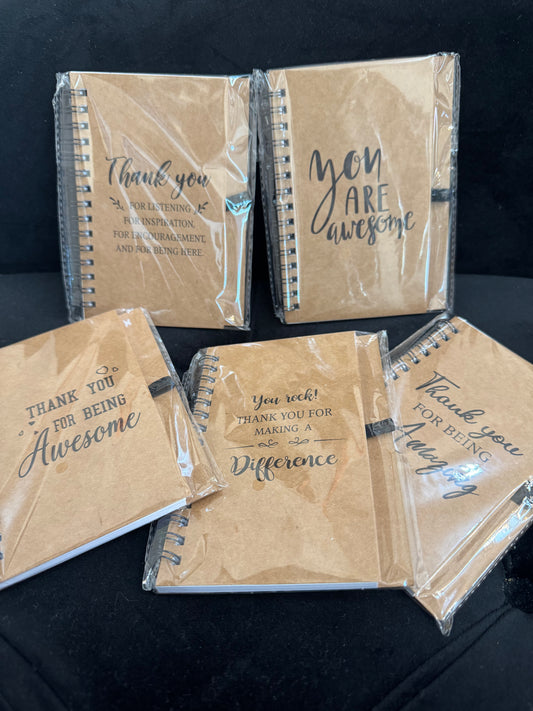 Inspirational note pads