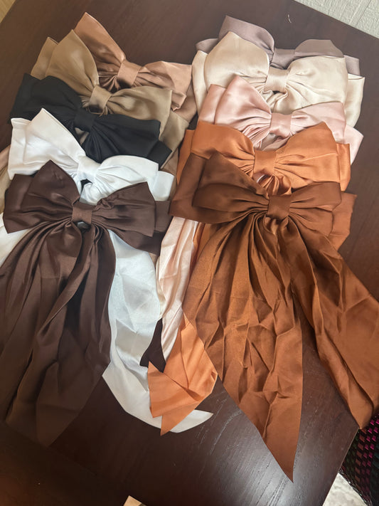 Large Bow Hair Clips