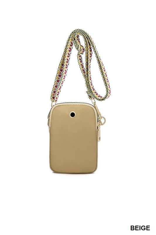 Guitar Strap Quilted Crossbody Bag