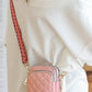 Guitar Strap Quilted Crossbody Bag