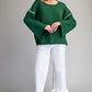 Whipstitch Bell Sleeve Sweater
