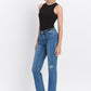 Mid Rise Regular Straight Jeans