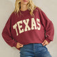 Texas Graphic Knit Long Sleeve Top