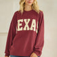 Texas Graphic Knit Long Sleeve Top
