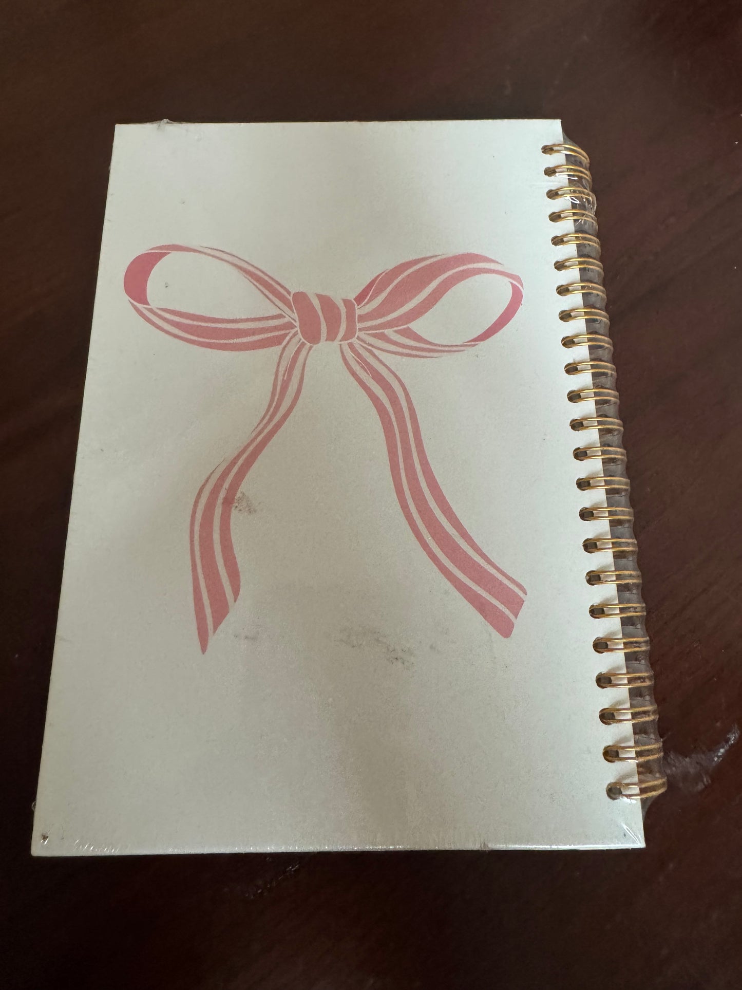Notebook w/Pink Bow