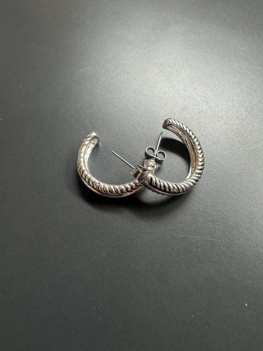 Silver Small Hoop Earrings