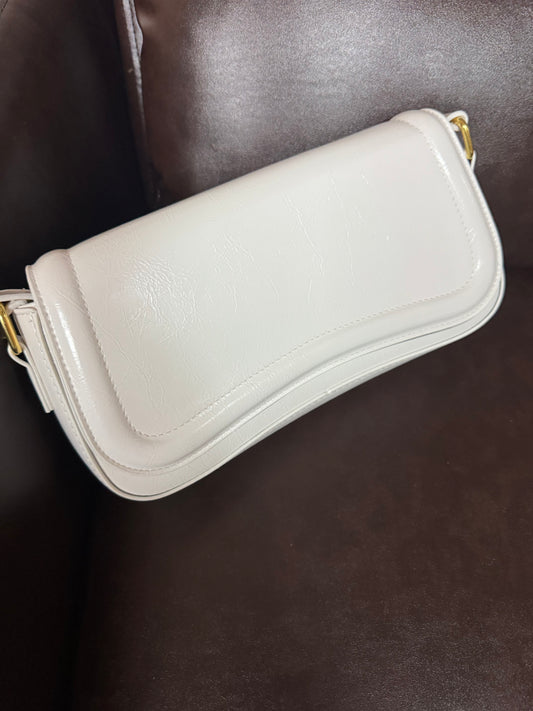 White Clutch with straps
